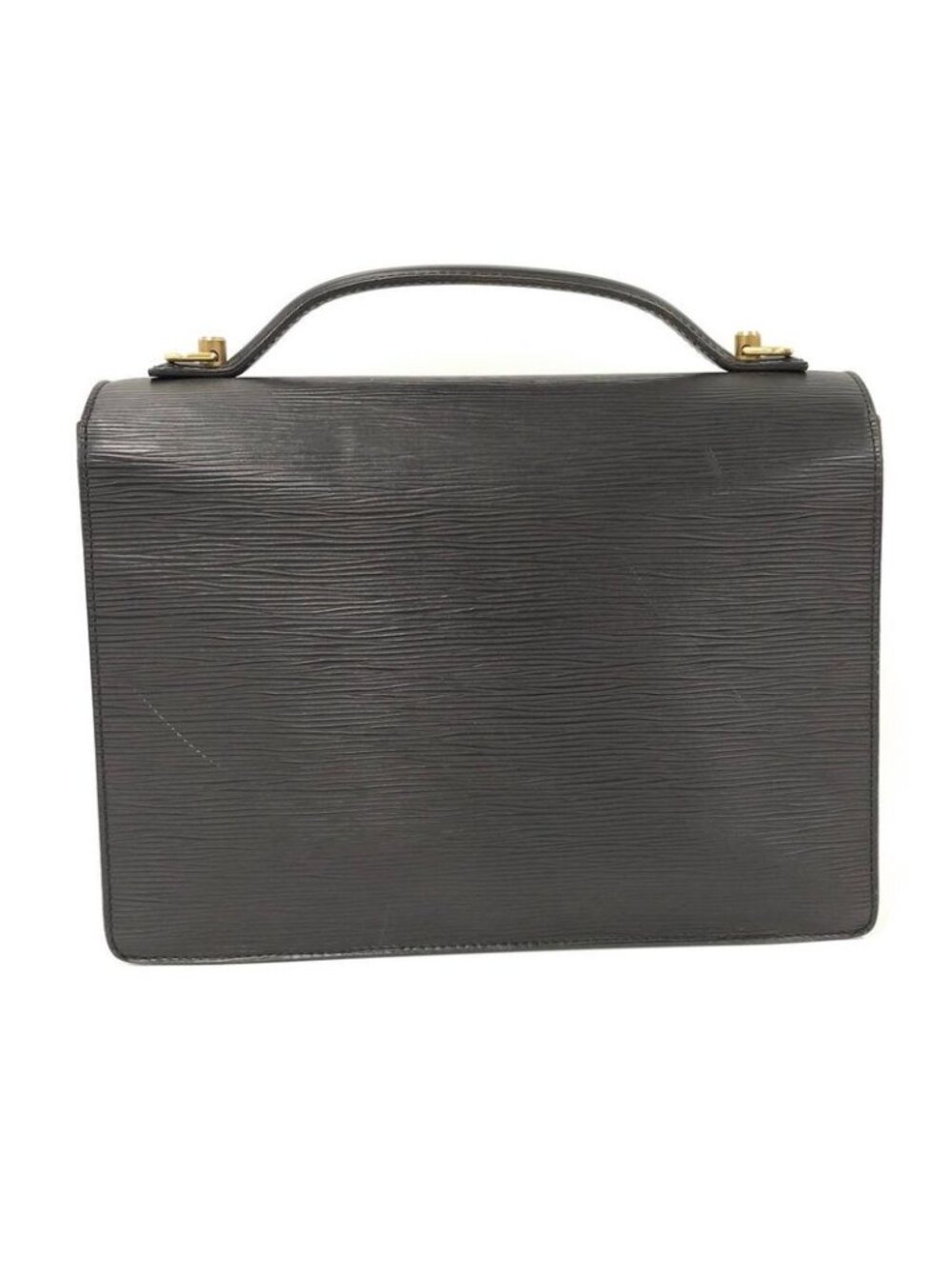 Louis Vuitton Monceau 28 Shoulder Bag Epi Noir Black - Picture 2 of 10
